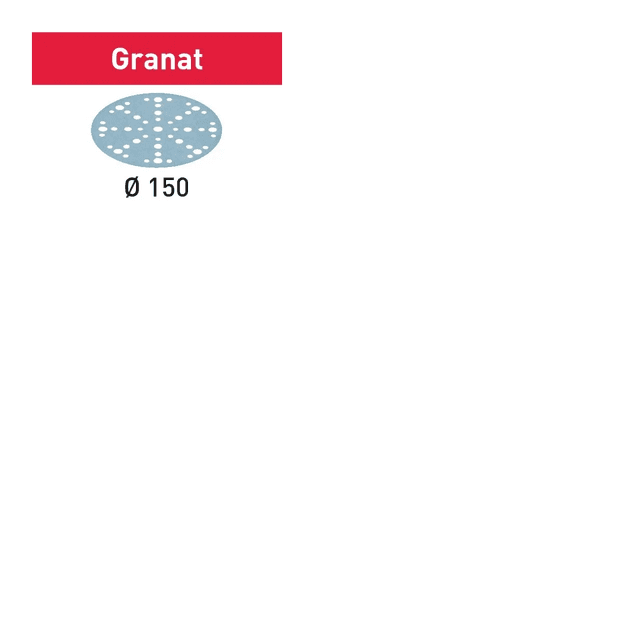 ΛΕΙΑΝΤΙΚΑ ΔΙΣΚΑΚΙΑ D150 GRANAT P40 50ΤΕΜ. 575160 FESTOOL